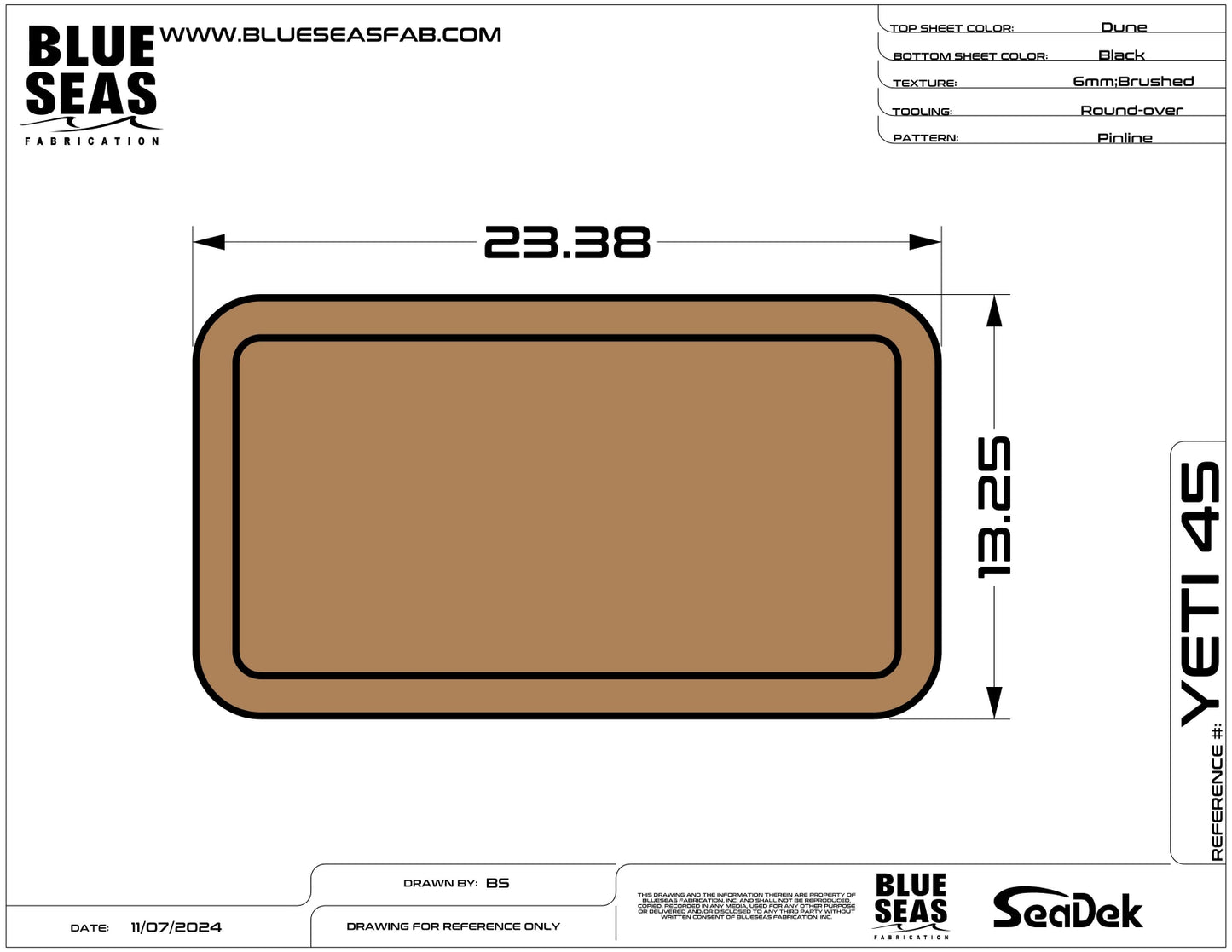 Dog Lover Cooler Pad - Sized for Yeti Tundra 45